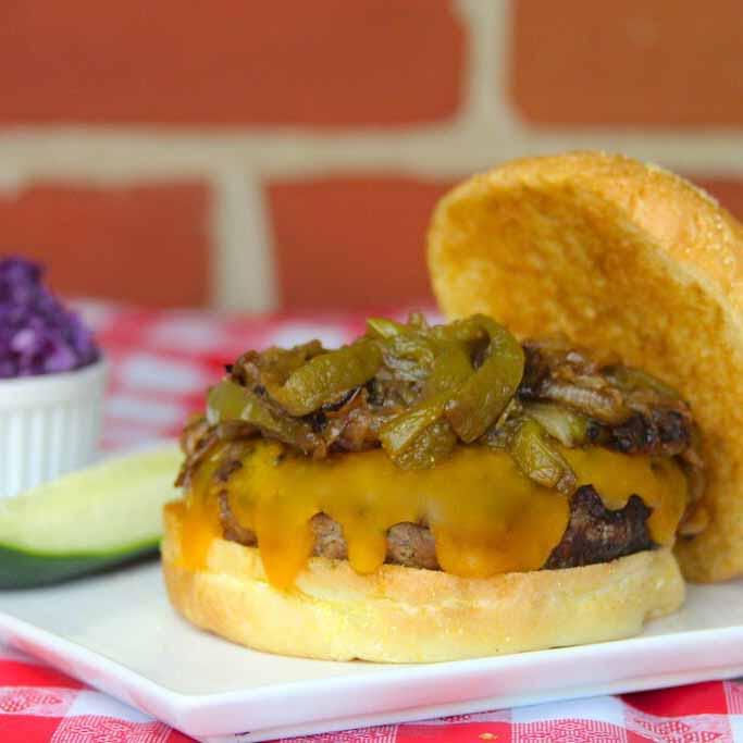 Hatch Chile Cheese Burger Kingsford®