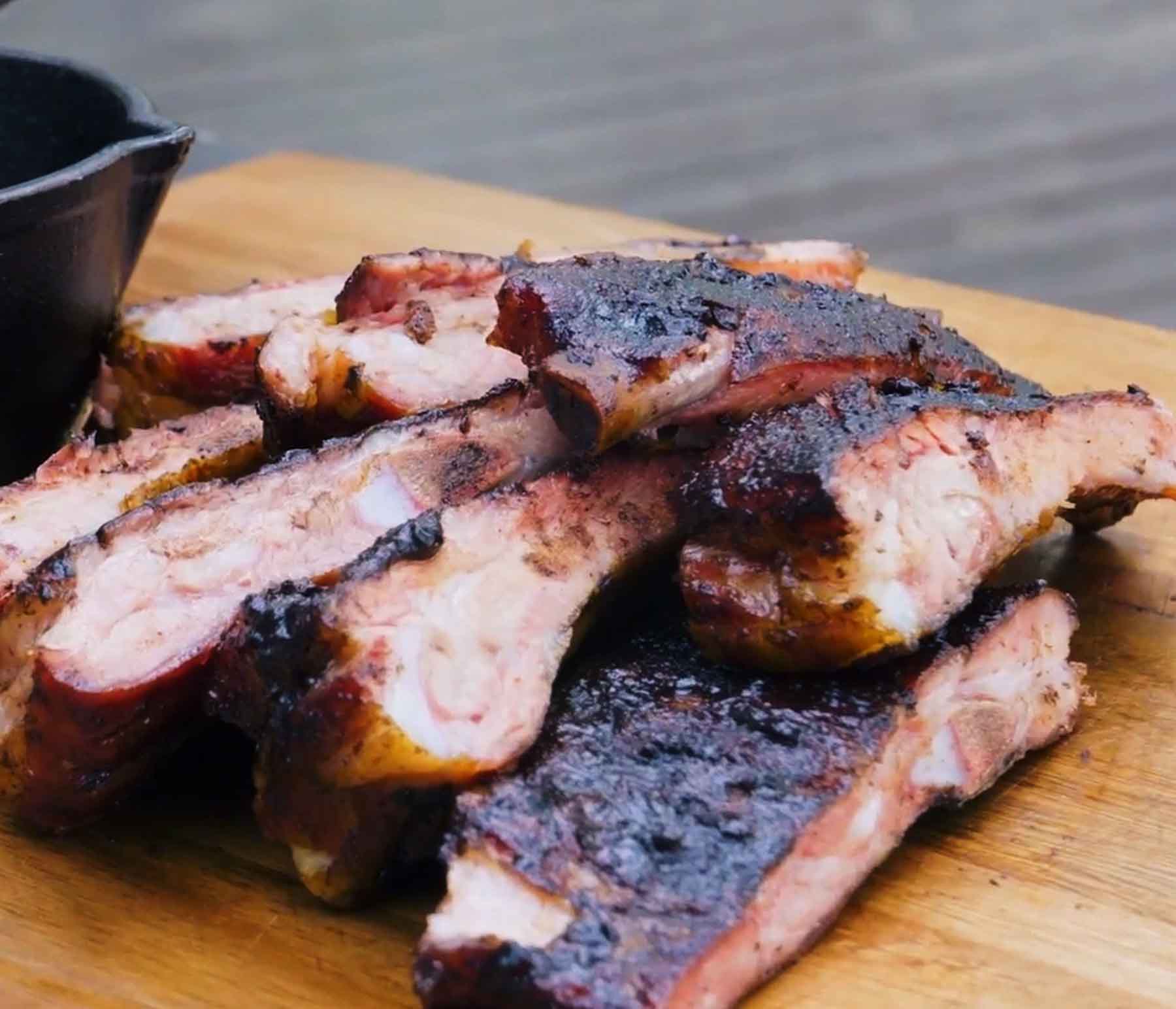 Smoked Apple Butter Ribs Kingsford