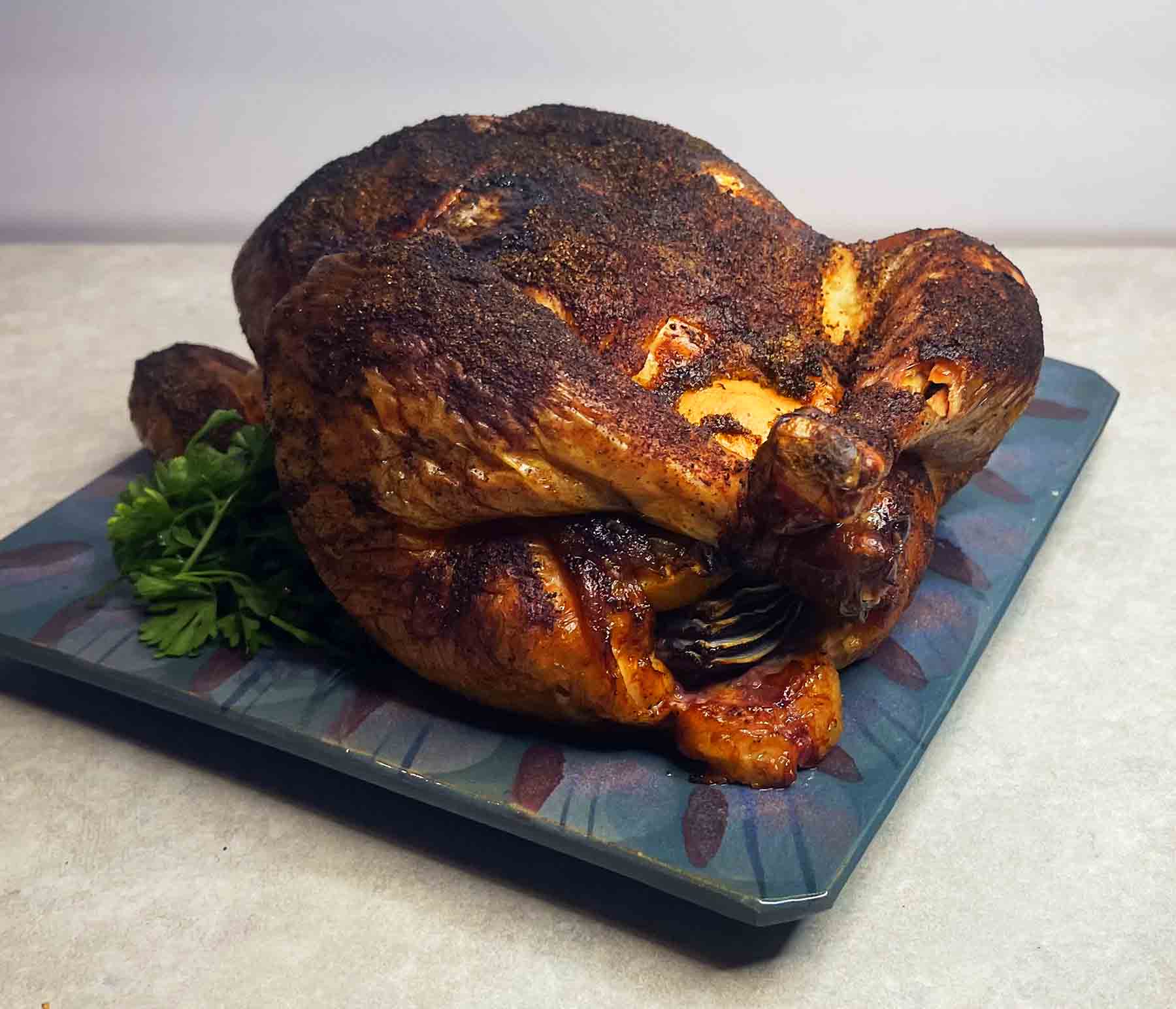 Smoked Whole Chicken on a Pellet Grill