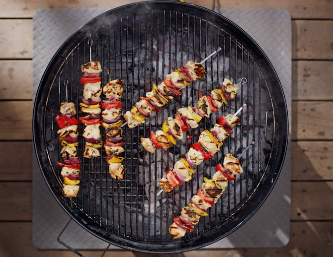 Kabob charcoal clearance grill